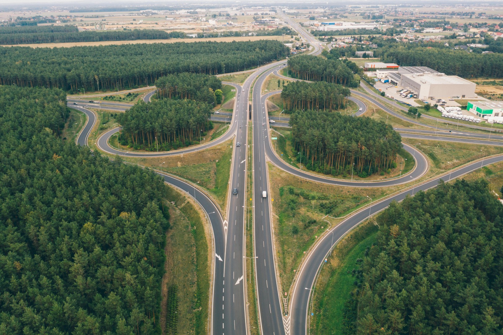 Échangeur autoroutier complexe - Projets VRD